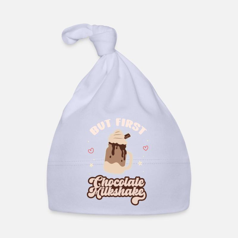 Milchshake Milchdrink Milch Geschenk Baby Bio-Mütze