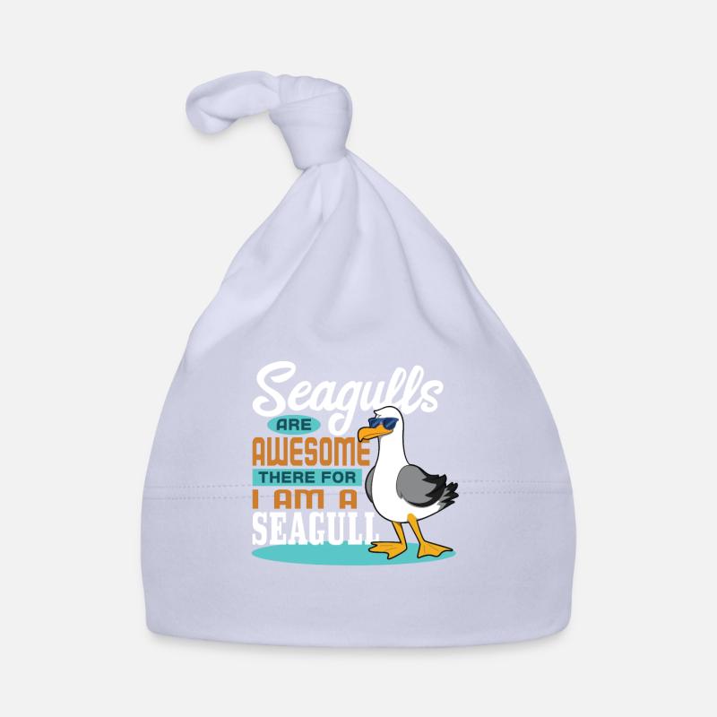 Mouette - Bonnet bio Bébé - ciel