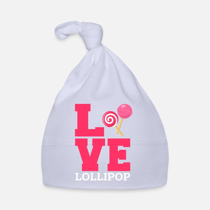 Lollipop Bonbon Süßes Geschenk Baby Bio-Mütze