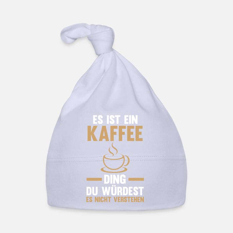 Kaffee Koffein Kaffeeliebhaber Geschenk Baby Bio-Mütze