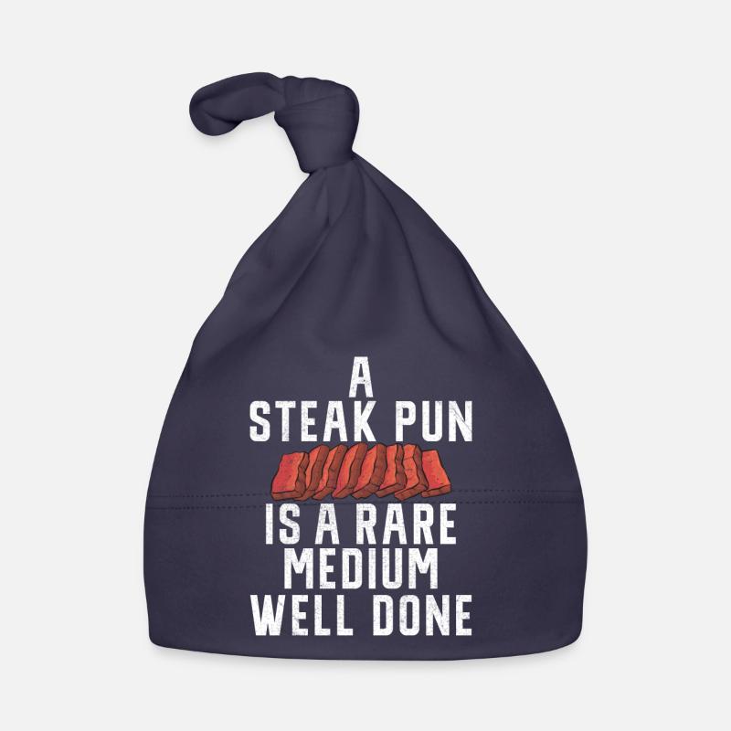 Steak Lover Steak Geschenk Baby Bio-Mütze