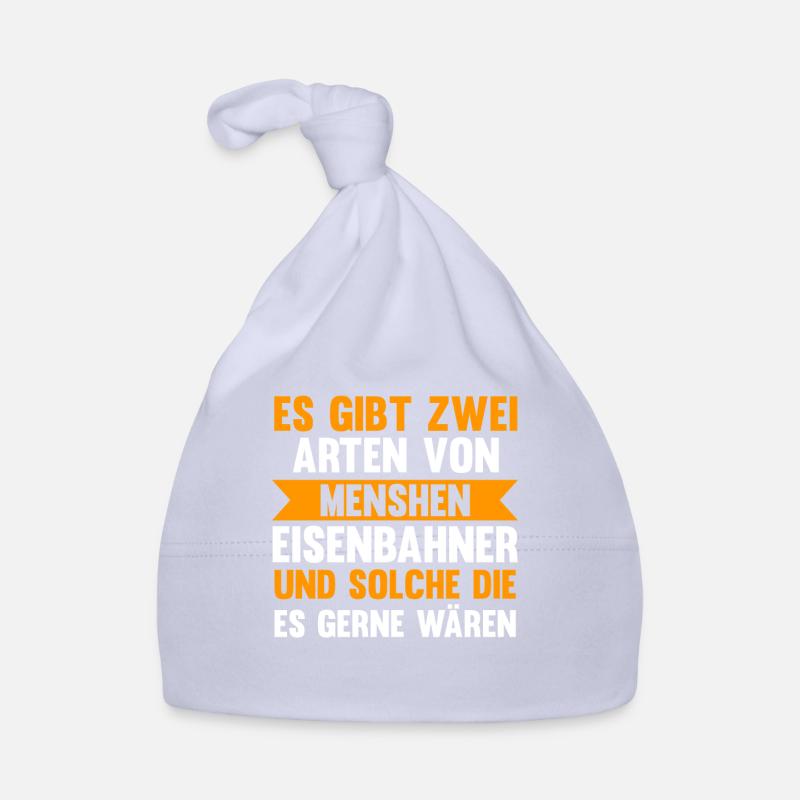 Eisenbahner Beruf Eisenbahn Geschenk Baby Bio-Mütze