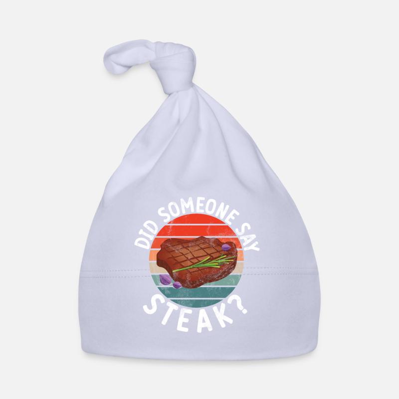 Steak Lover Steak Cadeau Bonnet bio Bébé