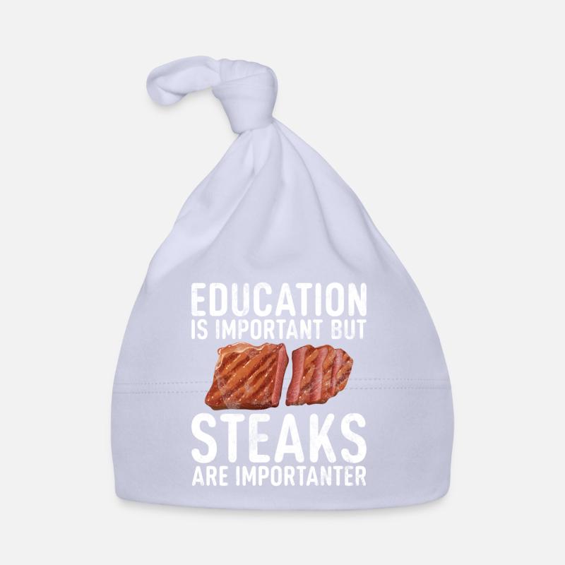 Steak Lover Steak Cadeau Bonnet bio Bébé
