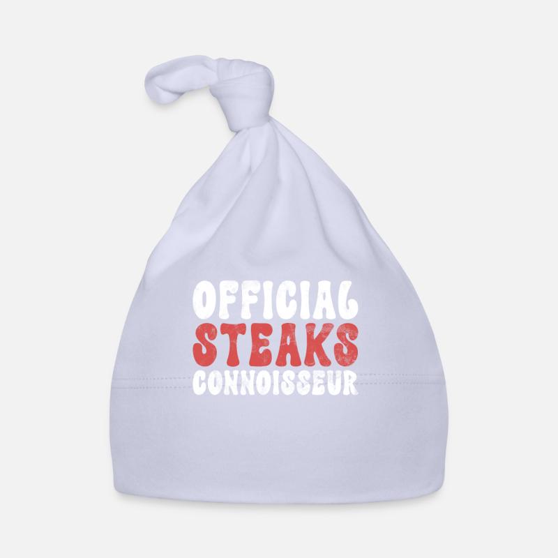 Steak Lover Steak Cadeau Bonnet bio Bébé