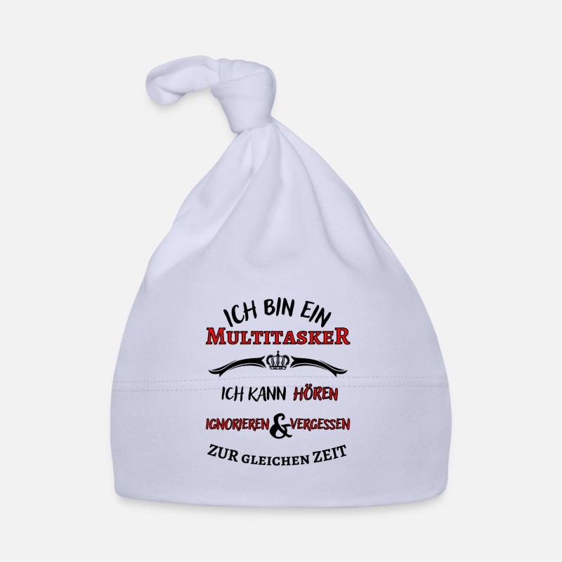 Ich bin ein Multitasker ... cooler Fun Spruch Baby Bio-Mütze