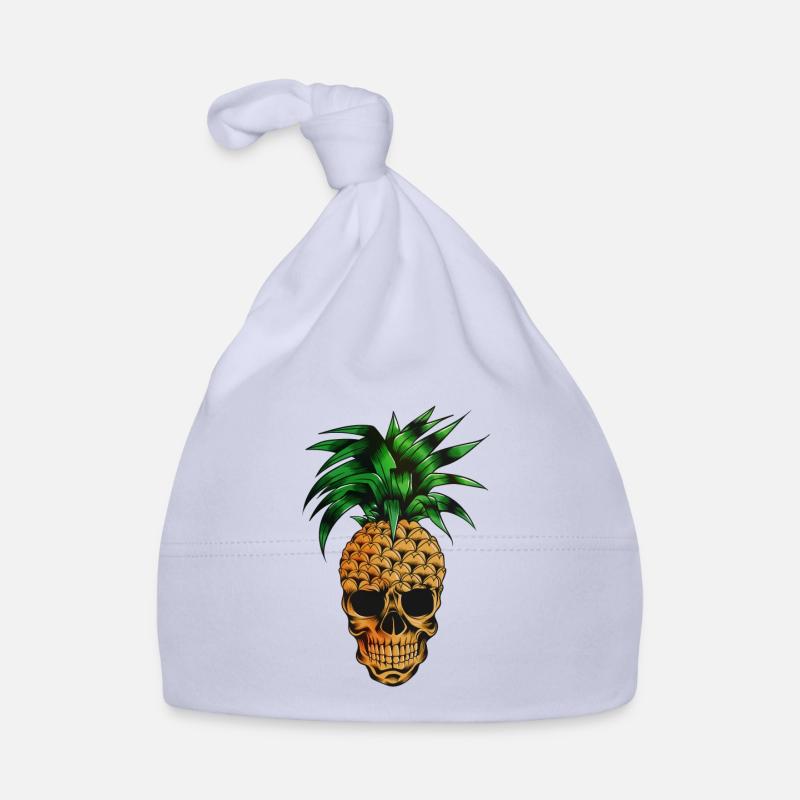 Anan's Fruit Halloween Skeleton Costume Pineapple Fan Organic Baby Cap