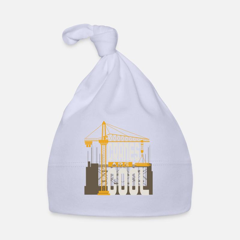 Crane operator crane gift Organic Baby Cap