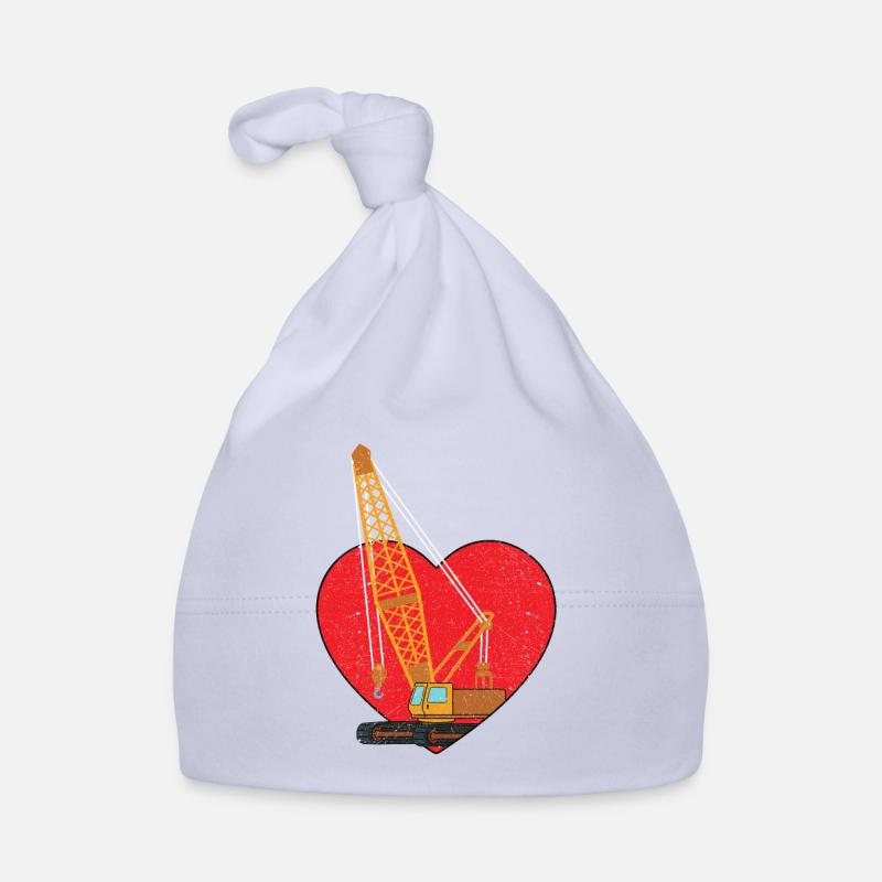Kranführer Kran Geschenk Baby Bio-Mütze