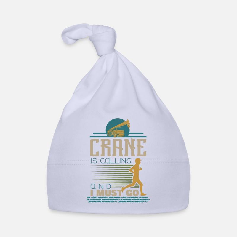 Crane operator crane gift Organic Baby Cap