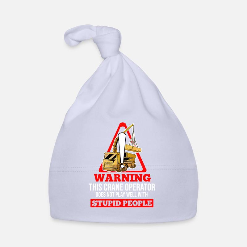 Crane operator crane gift Organic Baby Cap
