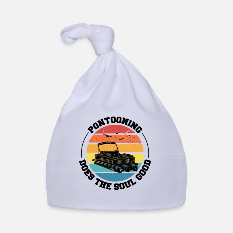 Ponton Pontonierboot Geschenk Baby Bio-Mütze