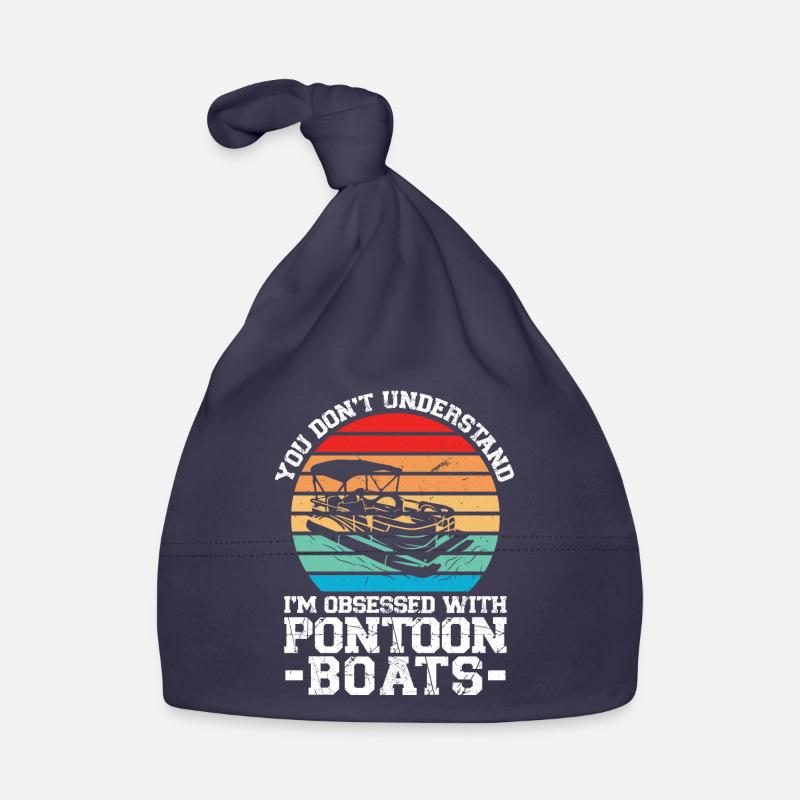 Ponton Pontonierboot Geschenk Baby Bio-Mütze