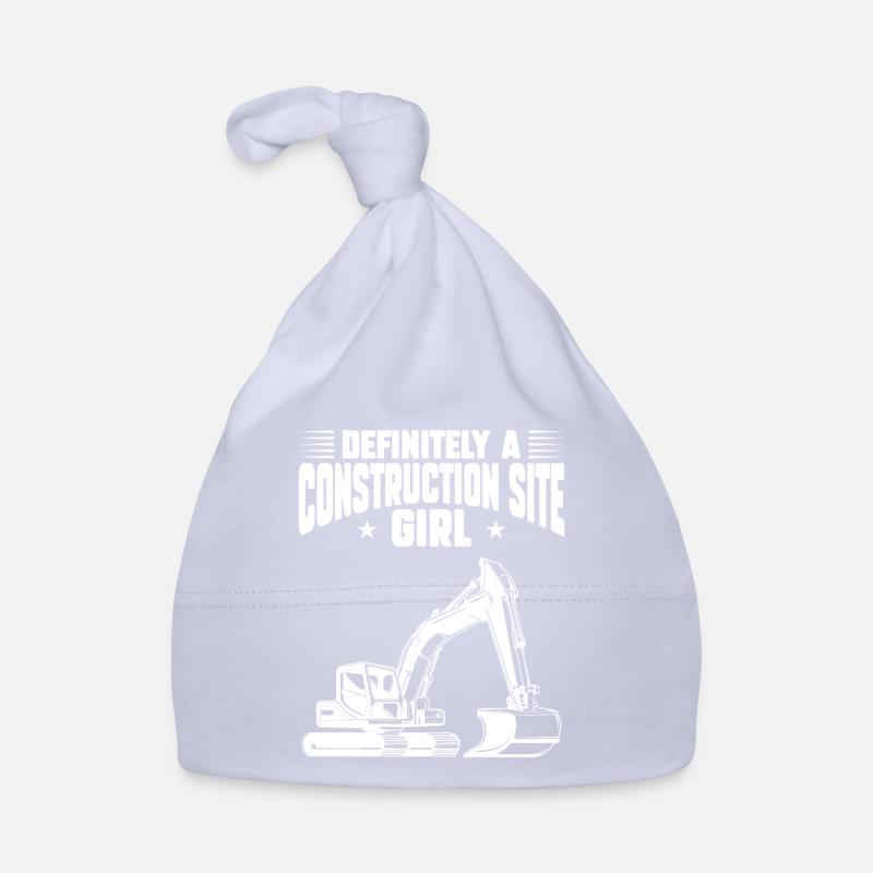 Baustelle Bauherr Geschenk Baby Bio-Mütze
