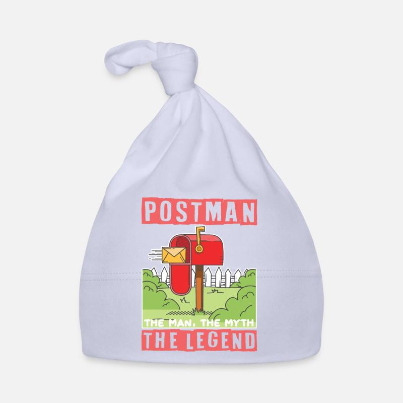 Postman ein Mann ein Mythos eine Legende- Postbote Baby Bio-Mütze
