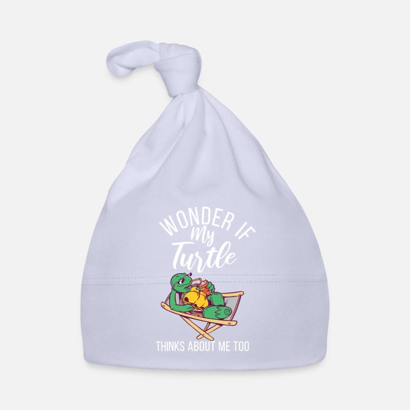 Turtle Owner Gift Turtle Lover Bonnet bio Bébé