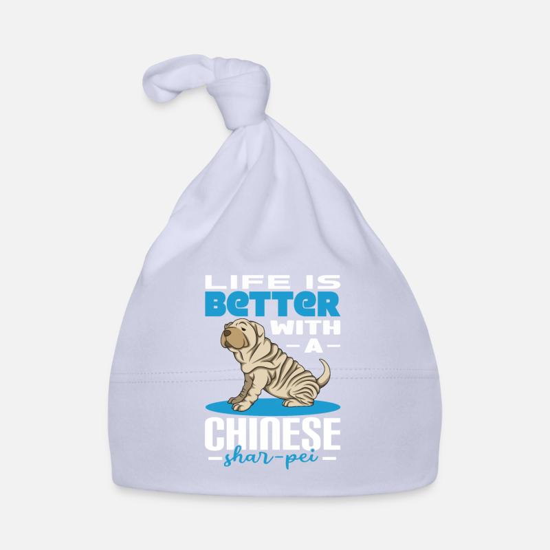 Chinese Shar Pei Baby Bio-Mütze