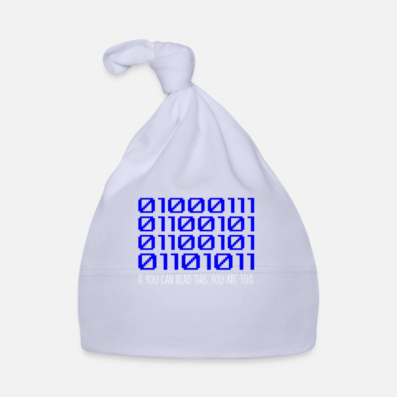 Funny Coder Binärcode Programmierer Entwickler Baby Bio-Mütze