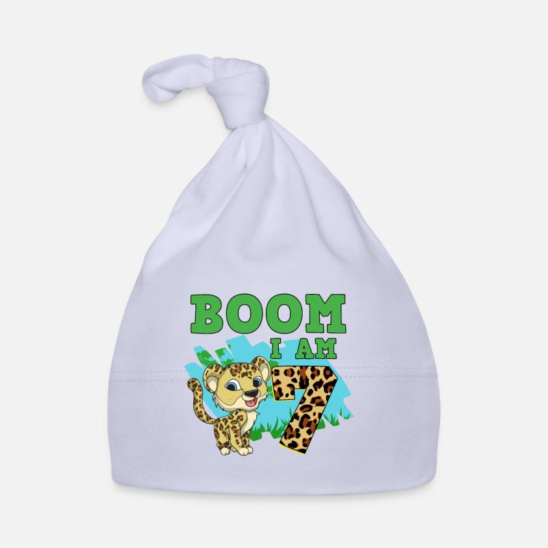 Léopard du 7e anniversaire Bonnet bio Bébé