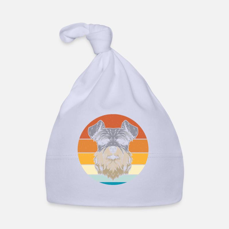 Miniature Schnauzer Bonnet bio Bébé