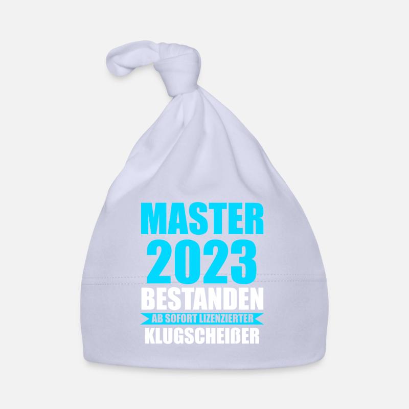 Master 2023 Prüfung Masterabschluss Geschenk Baby Bio-Mütze