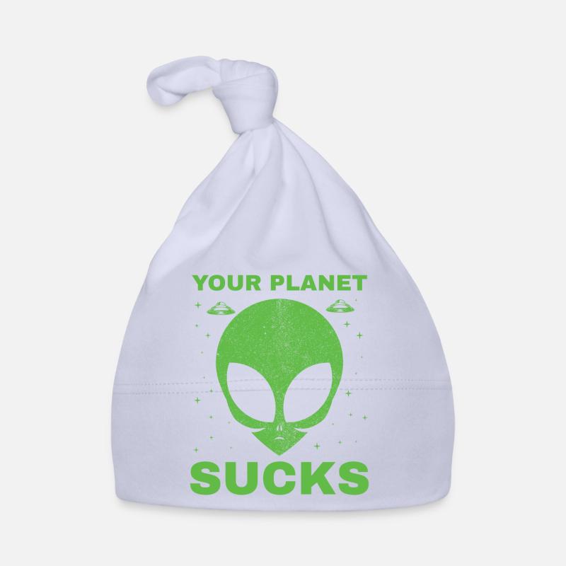 Alien, UFO, UAP, Space, Space Flying Object Organic Baby Cap
