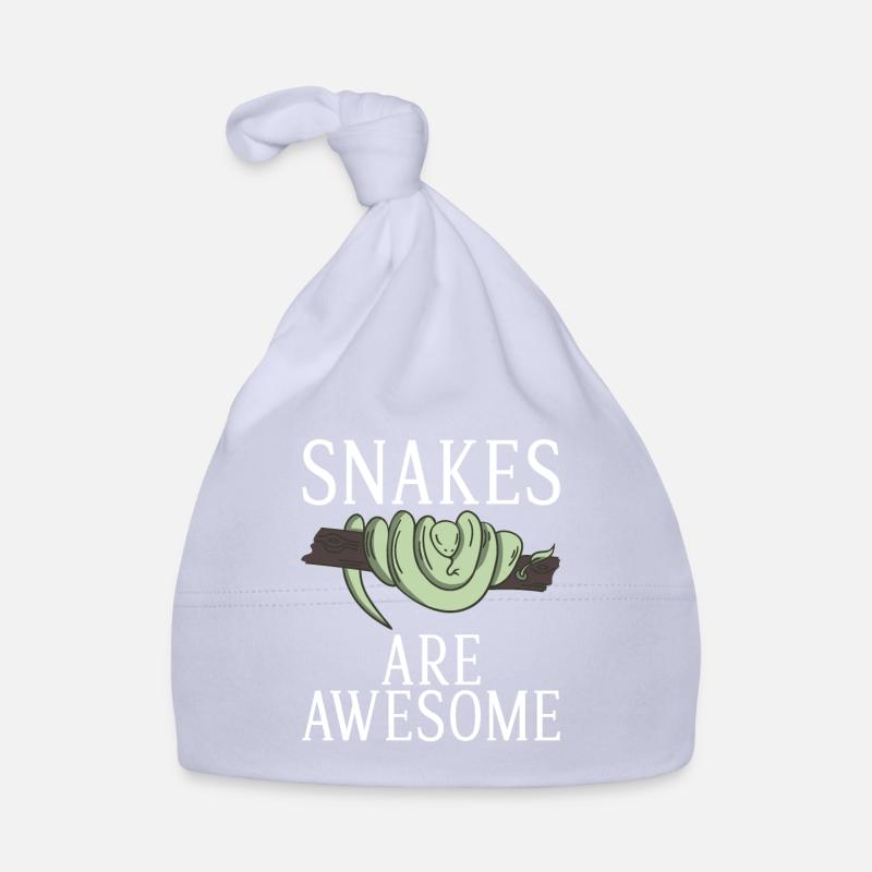 Snake Gift Snake Lover Organic Baby Cap