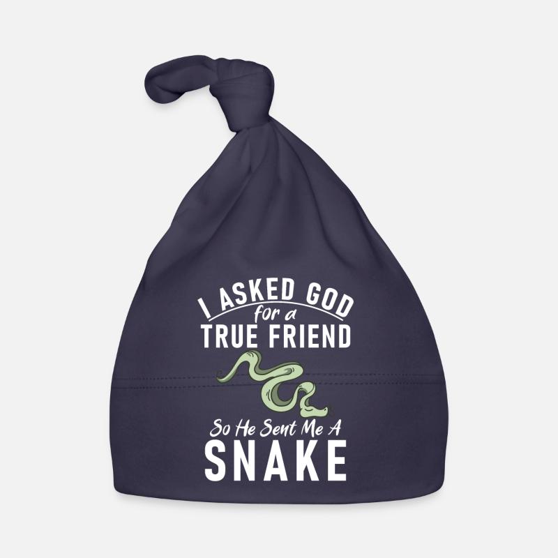 Snake Gift Snake Lover Organic Baby Cap