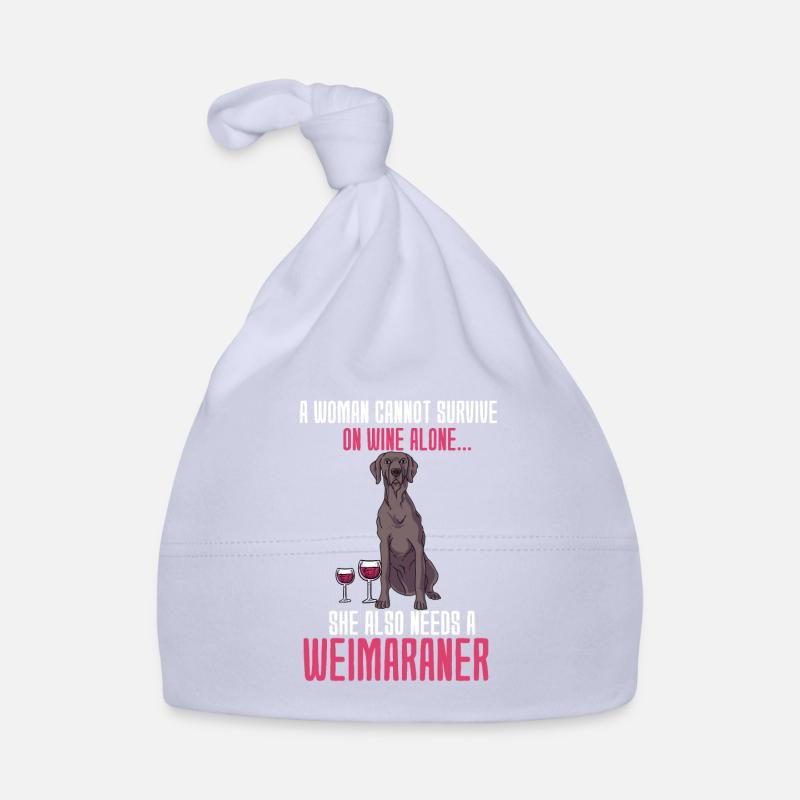 Weimaraner Baby Bio-Mütze