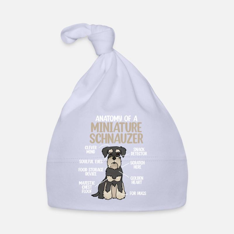 Zwergschnauzer Baby Bio-Mütze