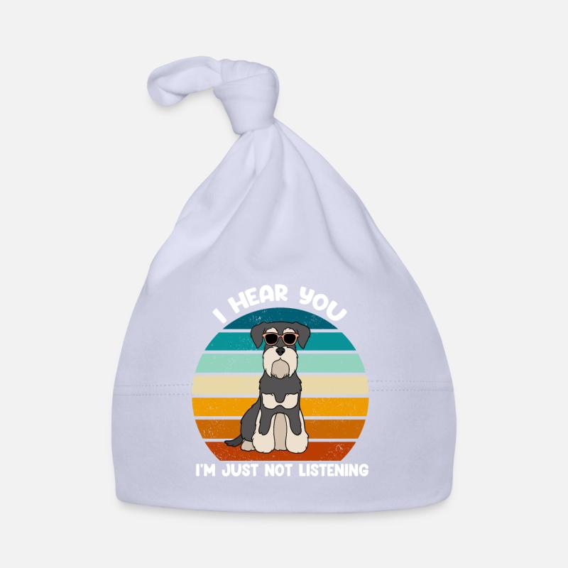 Zwergschnauzer Baby Bio-Mütze