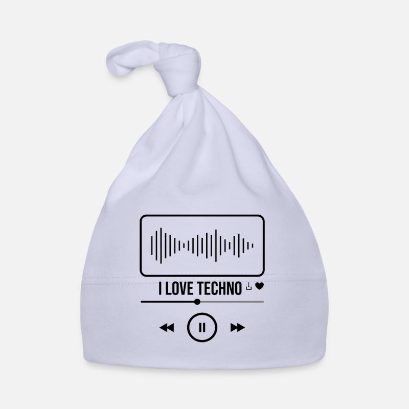 J’adore la techno1 Bonnet bio Bébé