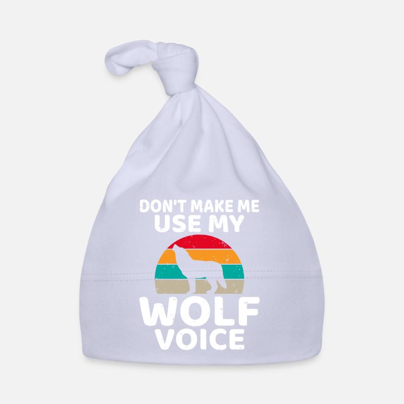 Wolf Gifts Wolf Lover Organic Baby Cap