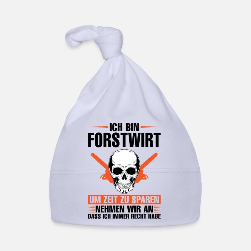 Forstwirt Beruf Förster Geschenk Baby Bio-Mütze