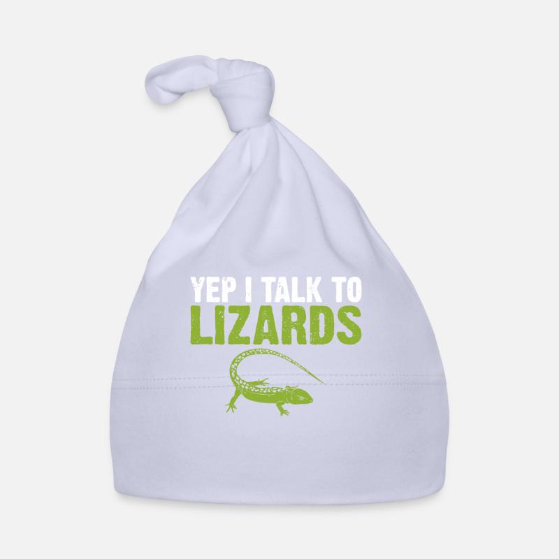 Eidechsenliebhaber Eidechse Geschenk Eidechse Besitzer Baby Bio-Mütze