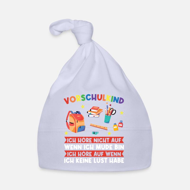 Vorschule Abschluss Vorschulkind Geschenk Baby Bio-Mütze
