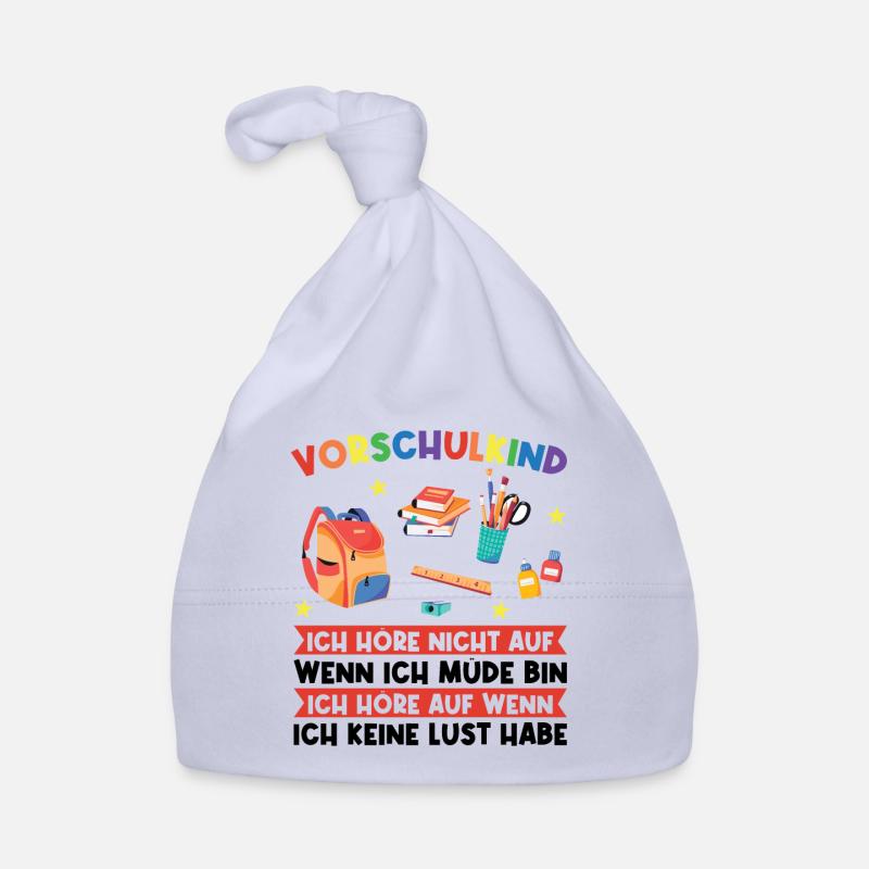 Vorschule Abschluss Vorschüler Geschenk Baby Bio-Mütze