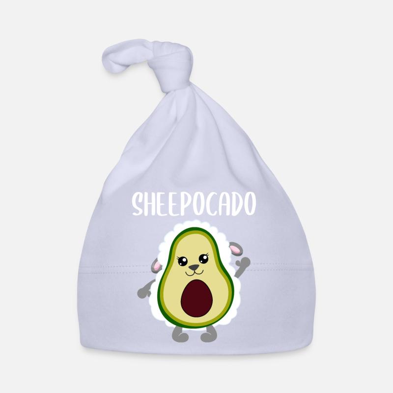 Avocado Schaf Lustiges Gemüse Obst Geschenk Baby Bio-Mütze