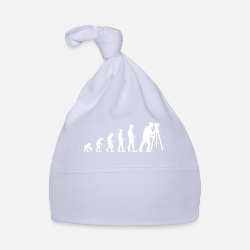 Géomètre Géomètre Evolution Cadeau - Bonnet bio Bébé - ciel