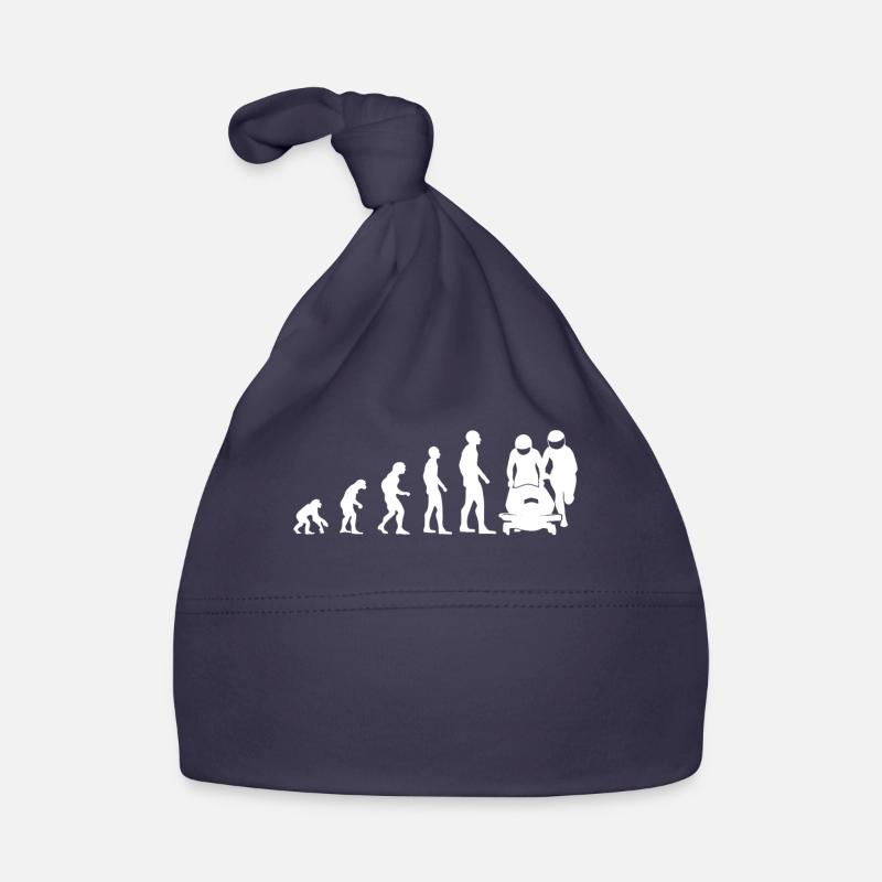 Bobsleigh Evolution Bobsleighing Bobsleigh Gift Organic Baby Cap