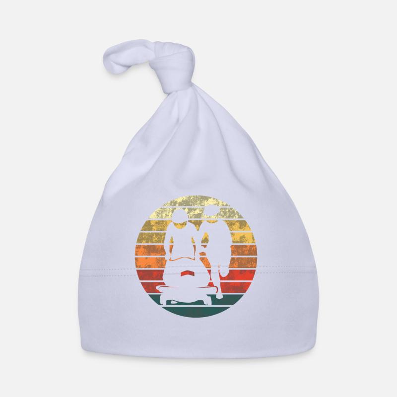 Bobsleigh Bobsleigh Retro Cadeau Bonnet bio Bébé