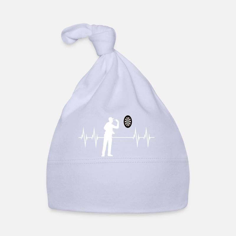 Darts Darts Player ECG Line Darts Game Gift Organic Baby Cap