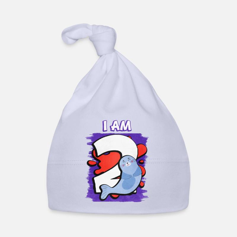 I am 2 seal Organic Baby Cap