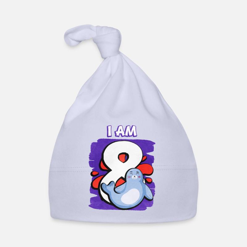 Ich Bin 8 Robbe Baby Bio-Mütze
