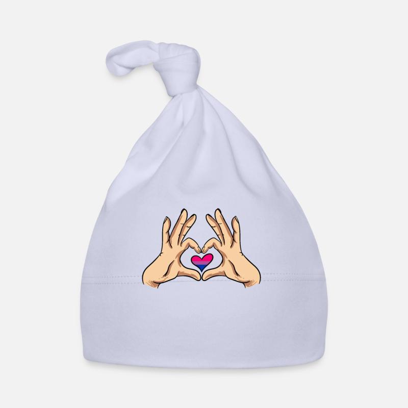 Bisexual Pride Flag Gift Organic Baby Cap