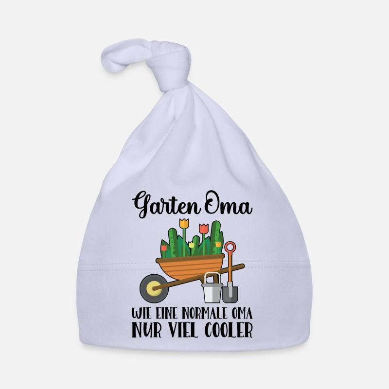 Garten Oma Großmutter Geschenk Baby Bio-Mütze