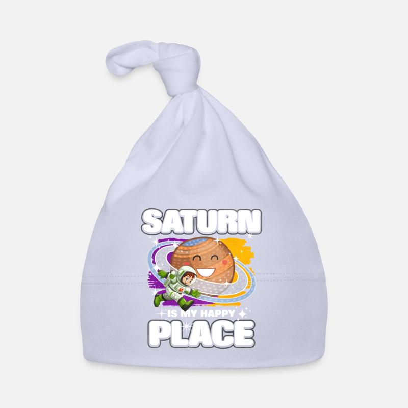 Saturn Planet Gift Organic Baby Cap