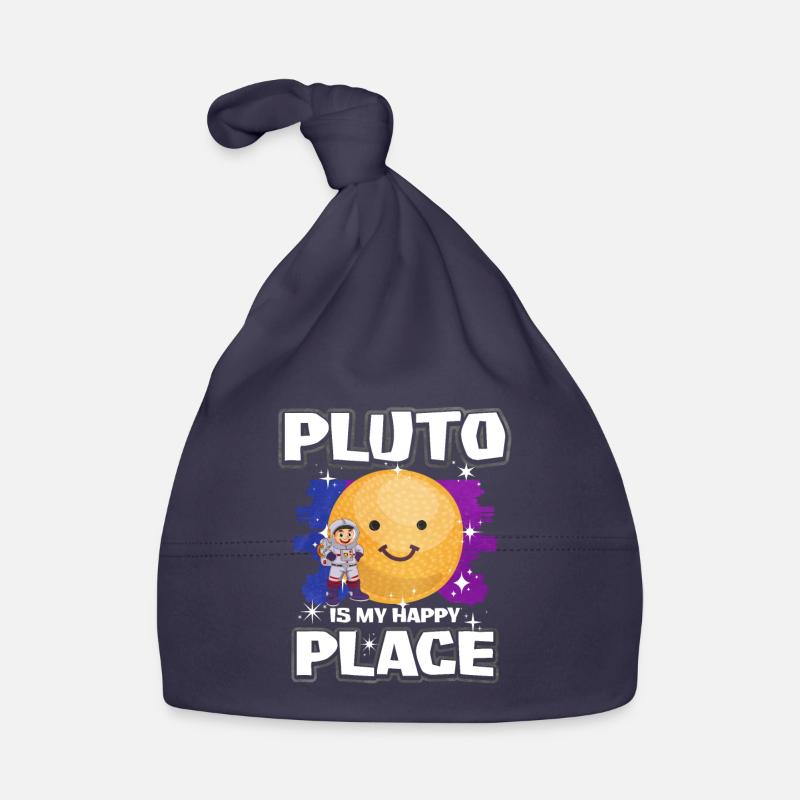 Pluto Planet Gift Organic Baby Cap