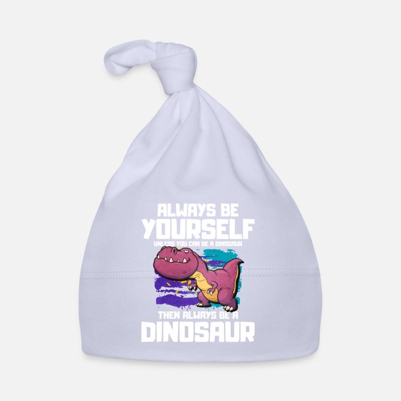 T-Rex - Bonnet bio Bébé - ciel