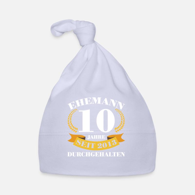 10. Hochzeitstag Ehemann Rosenhochzeit Geschenk Baby Bio-Mütze